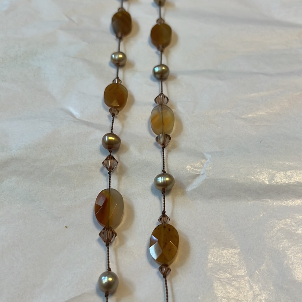 Brown Beaded Necklace